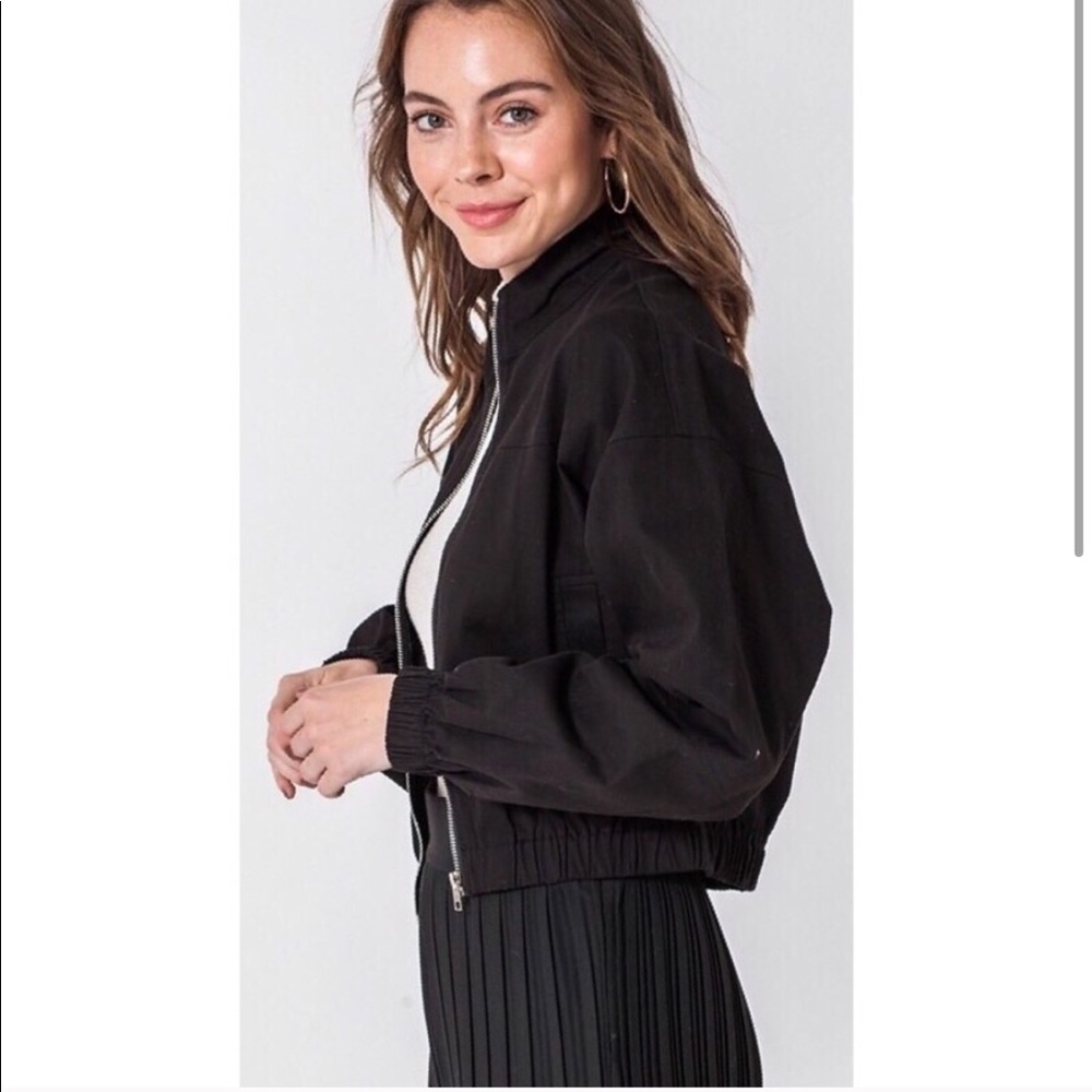 Jenny Cropped Moto Jacket